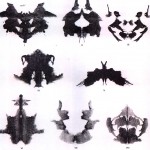 Random inkblots that people have to interpret and a scored by psychologists